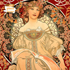 Adult Jigsaw Puzzle Alphonse Mucha: Reverie (1000-Piece Jigsaw Puzzles) by Flame Tree Studio, 9781787550889