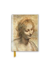Leonardo da Vinci: Detail of the Head of the Virgin (Foiled Pocket Journal) by Flame Tree Studio, 9781787555884