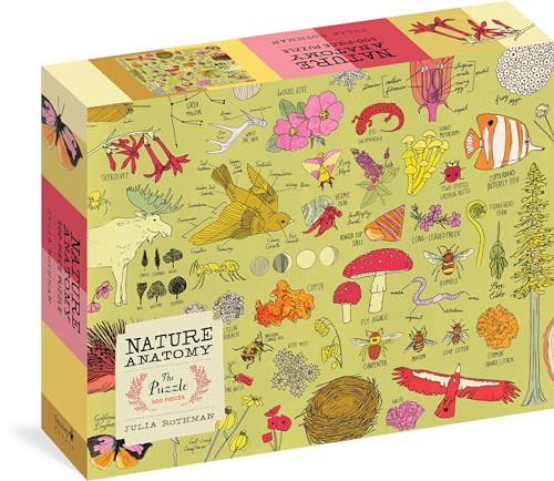 Nature Anatomy: The Puzzle (500 pieces) by Julia Rothman, Julia Rothman, 9781635864014