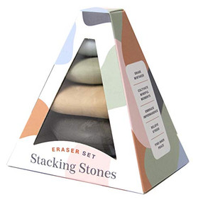 Stacking Stones (Eraser Set (Novelty Gift, Artist Gift, Writer Gift, Stocking Stuffer)) by Chronicle Books, 9781452181233