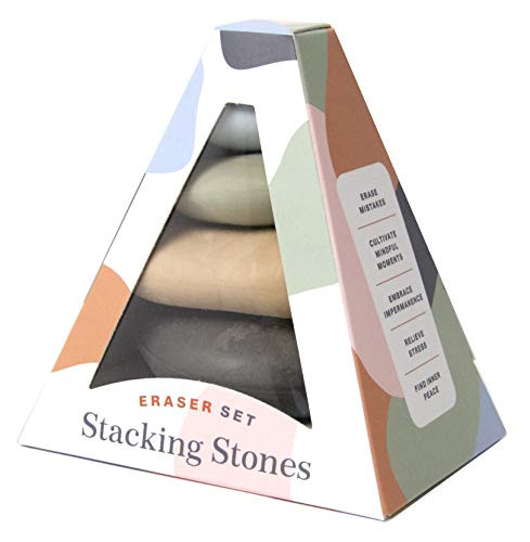 Stacking Stones (Eraser Set (Novelty Gift, Artist Gift, Writer Gift, Stocking Stuffer)) by Chronicle Books, 9781452181233