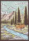 Great Outdoors Flexi Journal ((Blank Lined Notebook of Natural Landscapes, Illustrated Journal that Celebrates Nature)) by Travis Pietsch, 9781452181943