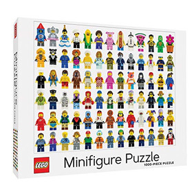Lego« Minifigure 1000-Piece Puzzle by LEGO, 9781452182278