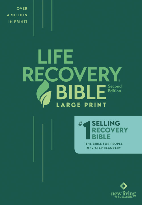 NLT Life Recovery Bible, Second Edition, Large Print (Softcover) by New Living Translation, Tyndale, 9781496427571