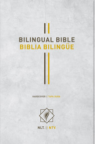 Bilingual Bible / Biblia bilingüe NLT/NTV (Hardcover, Gray) by Tyndale, 9781496431554