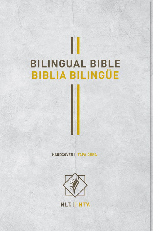 Bilingual Bible / Biblia bilingüe NLT/NTV (Hardcover, Gray) by Tyndale, 9781496431554