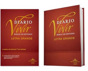 Biblia de estudio del diario vivir RVR60, letra grande (Tapa dura, Letra Roja) (Spanish Edition) by Tyndale, 9781496436665
