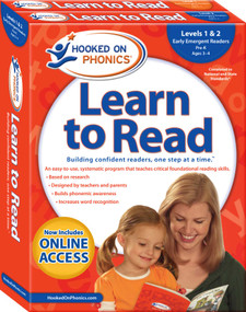 Hooked on Phonics Learn to Read - Levels 1&2 Complete (Early Emergent Readers (Pre-K | Ages 3-4)) by Hooked on Phonics, 9781940384184