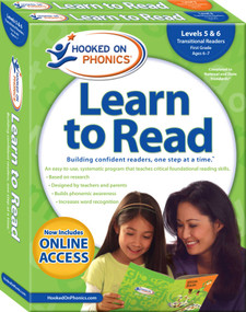 Hooked on Phonics Learn to Read - Levels 5&6 Complete (Transitional Readers (First Grade | Ages 6-7)) by Hooked on Phonics, 9781940384207