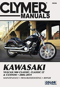 Kawasaki Vulcan 900 Classic, Classic LT & Custom 2006 - 2019 (Clymer Manuals: Maintenance - Troubleshooting - Repair) by Editors of Haynes Manuals, 9781620923955