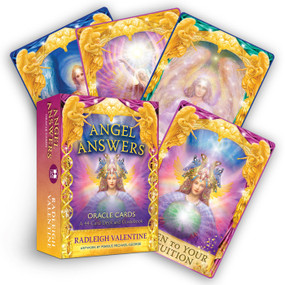 Angel Answers Oracle Cards (A 44-Card Deck and Guidebook) by Radleigh Valentine, 9781401959241