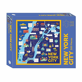 New York City Map (500-Piece Jigsaw Puzzle) by Hardie Grant, 9781741177411