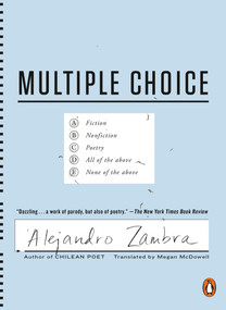 Multiple Choice by Alejandro Zambra, Megan McDowell, 9780143109198