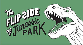 The Flip Side of Jurassic Park (A Movie Flipbook) by Little White Lies, 9781786272508