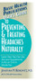User's Guide to Preventing & Treating Headaches Naturally - 9781591201427 by Jonathan M. Berkowitz, M.D., Jack Challem, 9781591201427