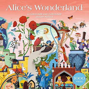 The Alice's Wonderland 1000 Piece Puzzle (A Curiouser and Curiouser Jigsaw Puzzle) by Brett Ryder, Rachel Snider, 9781786279491