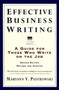 Effective Business Writing (Strategies, Suggestions and Examples) by Maryann V. Piotrowski, 9780062733818