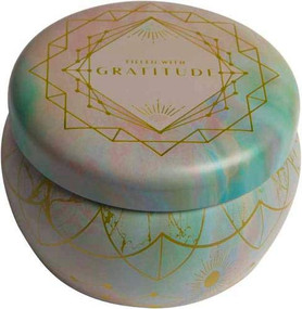 Gratitude Scented Tin Candle by Insight Editions, 9781682986448