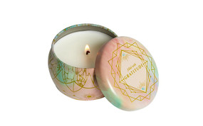 Gratitude Scented Tin Candle by Insight Editions, 9781682986448