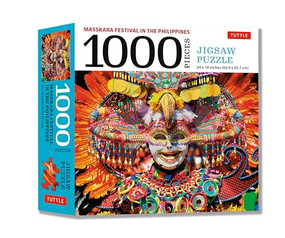 Philippines MassKara Festival - 1000 Piece Jigsaw Puzzle ((Finished Size 24 in X 18 in)) by Tuttle Studio, 9780804854559