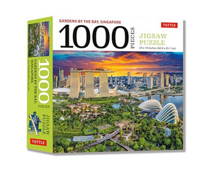 Singapore's Gardens by the Bay - 1000 Piece Jigsaw Puzzle ((Finished Size 24 in X 18 in)) by Tuttle Studio, 9780804853163