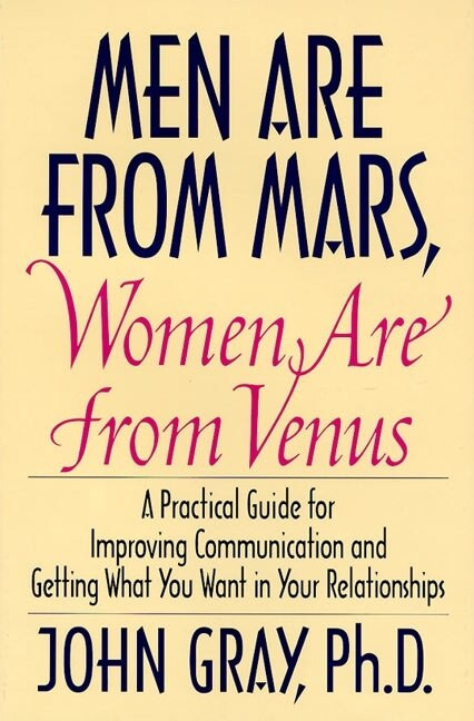 Men Are from Mars, Women Are from Venus (A Practical Guide for Improving Communication and Getting What You Want in Your Relationships) by John Gray, 9780060168483