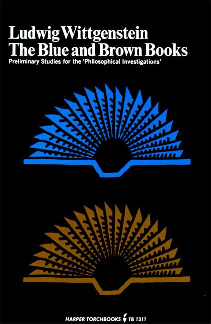 The Blue and Brown Books by Ludwig Wittgenstein, 9780061312113