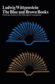 The Blue and Brown Books by Ludwig Wittgenstein, 9780061312113