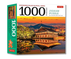 Gyeongbok Palace in Seoul Korea - 1000 Piece Jigsaw Puzzle ((Finished Size 24 in X 18 in)) by Tuttle Studio, 9780804854474