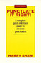 Punctuate It Right by Harry Shaw, 9780064610452
