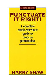 Punctuate It Right by Harry Shaw, 9780064610452