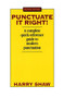 Punctuate It Right by Harry Shaw, 9780064610452