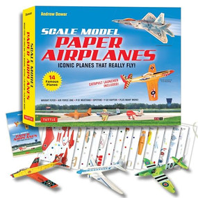 Scale Model Paper Airplanes Kit by Andrew Dewar, 9780804851084