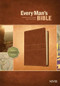 Every Man's Bible NIV, Deluxe Journeyman Edition (LeatherLike, Tan) by Stephen Arterburn, Dean Merrill, 9781414385105