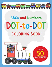 ABCS & NUMBERS DOT-TO-DOT CLR BK by , 9781441337177