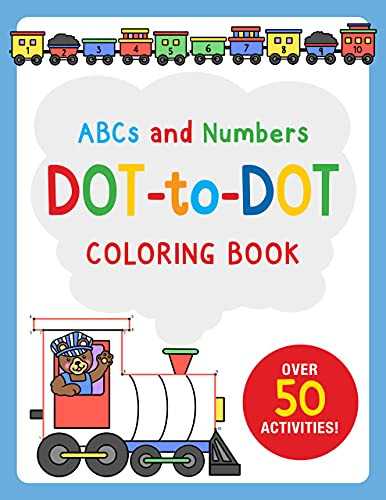 ABCS & NUMBERS DOT-TO-DOT CLR BK by , 9781441337177