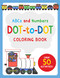 ABCS & NUMBERS DOT-TO-DOT CLR BK by , 9781441337177