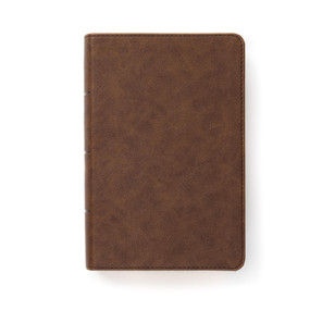 CSB Single-Column Compact Bible, Digital Study Edition, Brown LeatherTouch by CSB Bibles by Holman, 9781087751351