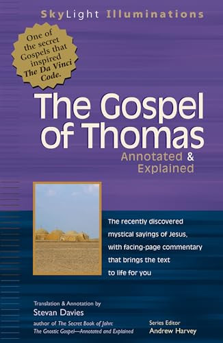 The Gospel of Thomas (Annotated & Explained) by Stevan Davies, 9781893361454