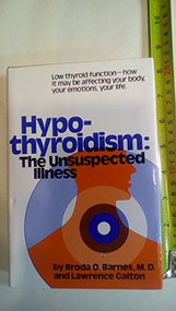 Hypothyroidism by Broda Barnes, 9780690010299
