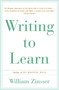 Writing to Learn by William Zinsser, 9780062720405