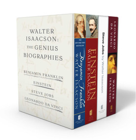 Walter Isaacson: The Genius Biographies (Benjamin Franklin, Einstein, Steve Jobs, and Leonardo da Vinci) by Walter Isaacson, 9781982130428