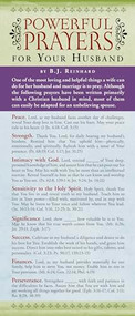 Powerful Prayers for Your Husband 50-pack by B Reinhard, 9781600061585