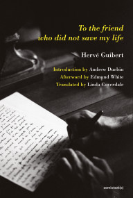To the Friend Who Did Not Save My Life by Herve Guibert, Andrew Durbin, 9781635901238