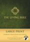 The Living Bible Large Print Edition (Hardcover, Green, Indexed) by , 9781496407757