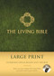 The Living Bible Large Print Edition (Hardcover, Green, Indexed) by Tyndale, 9781496407757