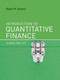 Introduction to Quantitative Finance (A Math Tool Kit) by Robert R. Reitano, 9780262013697