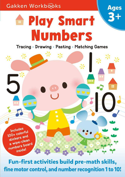 Play Smart Numbers Age 3+ (At-home Activity Workbook) by Gakken early childhood experts, 9784056211191