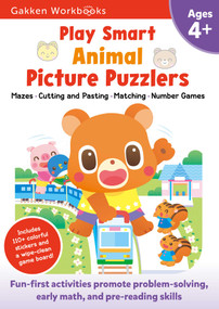 Play Smart Animal Picture Puzzlers Age 4+ by Gakken early childhood experts, 9784056300239