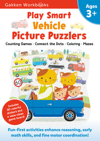 Play Smart Vehicle Picture Puzzlers Age 3+ by Gakken early childhood experts, 9784056300253
